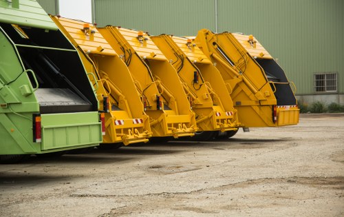 Satisfied clients with waste removal services